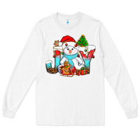 White joy christmas with snowman bbs Long Sleeve Tee - BundleAndBundleShop