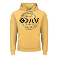 Vintage Mustard be still and know Vintage Hoodie - MaliasSmallBusiness