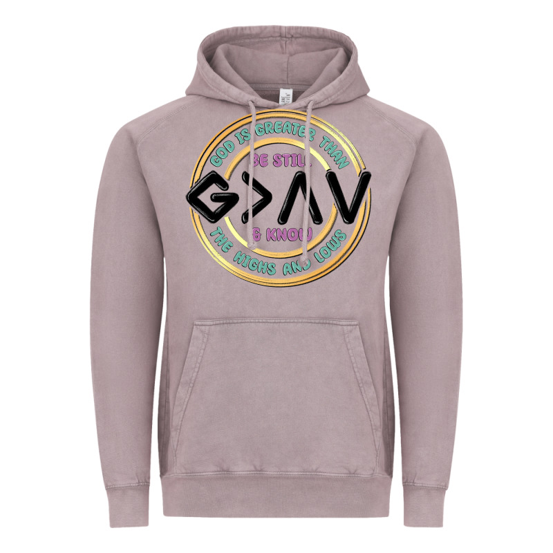 Be Still And Know Vintage Hoodie by MaliasSmallBusiness | Teevron