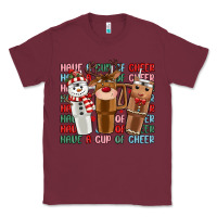 Burgundy have a cup of cheer Classic Tee - MaliasSmallBusiness