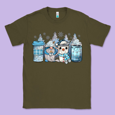 Winter Coffee Classic Tee Designed By Jahusdesignshop