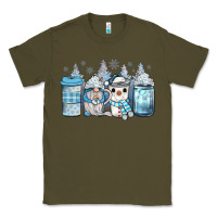 Army Green winter coffee Classic Tee - JahusDesignShop