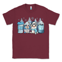 Burgundy winter coffee Classic Tee - JahusDesignShop