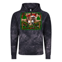 Cloud Black christmas donkeys Vintage Hoodie - Jasminsmagicworld