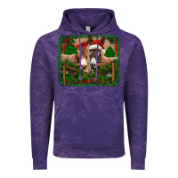 Cloud Purple christmas donkeys Vintage Hoodie - Jasminsmagicworld
