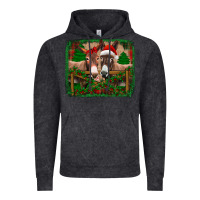 Vintage Black christmas donkeys Vintage Hoodie - Jasminsmagicworld