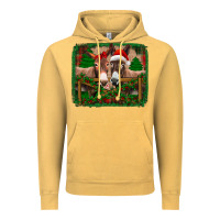 Vintage Mustard christmas donkeys Vintage Hoodie - Jasminsmagicworld