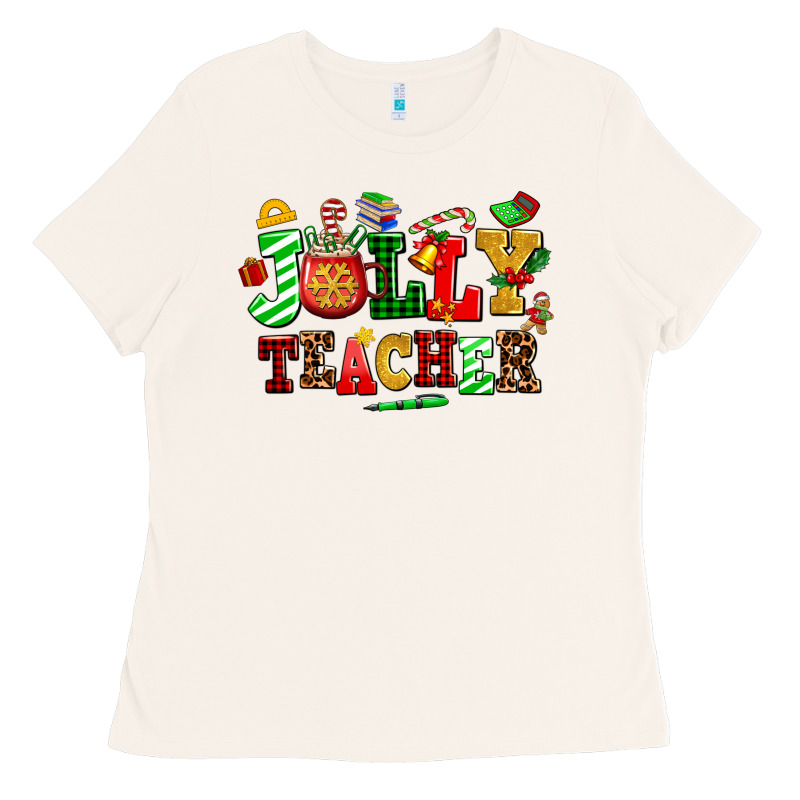 Jolly Teacher Ladies Tee by AdoDesignShop | Teevron