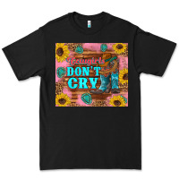 Black cowgirls don't crty boots hat sunflowers tumbler Premium Tee - Artiststas
