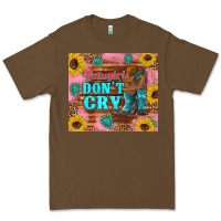 Cacao cowgirls don't crty boots hat sunflowers tumbler Premium Tee - Artiststas