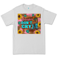 Dove Grey cowgirls don't crty boots hat sunflowers tumbler Premium Tee - Artiststas