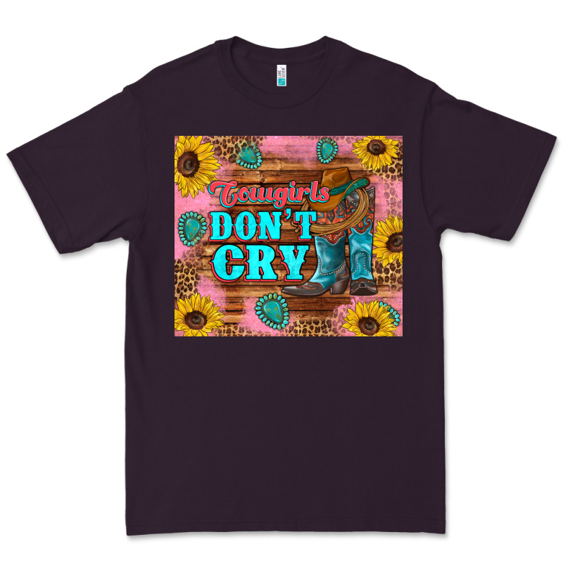Cowgirls Don't Crty Boots Hat Sunflowers Tumbler Premium Tee by Artiststas | Teevron