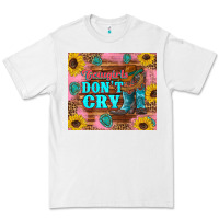White cowgirls don't crty boots hat sunflowers tumbler Premium Tee - Artiststas