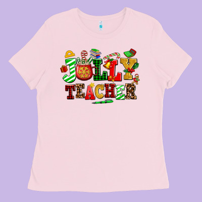 Jolly Teacher Ladies Tee Designed By Adodesignshop