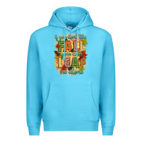 Ocean Blue if you dont like fall you can leaf me alone Premium Hoodie - CowGirlArtShop
