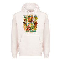 Pale Pink if you dont like fall you can leaf me alone Premium Hoodie - CowGirlArtShop