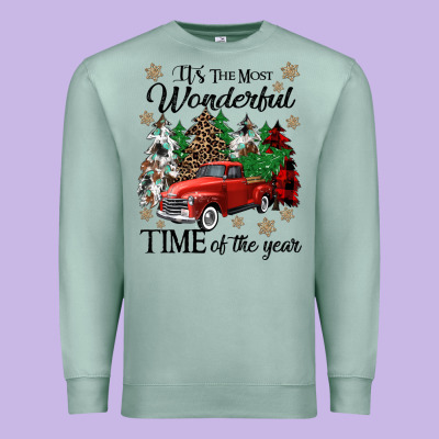 Its The Most Wonderful Time Of The Year Premium Sweatshirt Designed By Cowgirlartshop