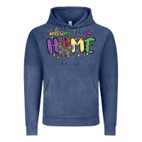 Vintage Denim welcome to our home Vintage Hoodie - MaliasSmallBusiness