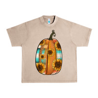 French Oak Serape sunflower pumpkin Urban Heavy Tee - NancyCooperArtShop