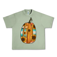 Serape Sunflower Pumpkin Urban Heavy Tee | Teevron
