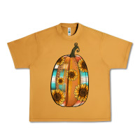Peanut Butter Serape sunflower pumpkin Urban Heavy Tee - NancyCooperArtShop