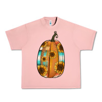 Salmon Serape sunflower pumpkin Urban Heavy Tee - NancyCooperArtShop