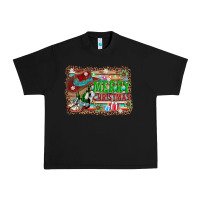 Black merry christmas western boots Urban Heavy Tee - AdoDesignShop