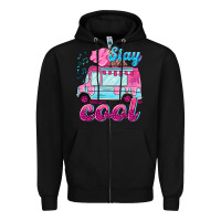 Stay Cool With Ice Cream Van Summer Zipper Hoodie | Teevron