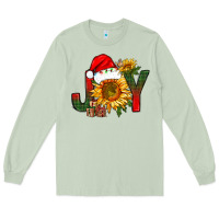 Matcha joy christmas with sunflower bbs Long Sleeve Tee - BundleAndBundleShop