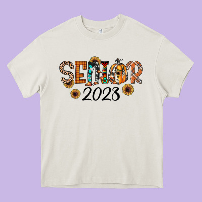 Senior 2023 Fall Heavy Core Tee Designed By Jahusdesignshop