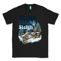 Black sleigh girl sleigh skeleton Classic Tee - NancyCooperArtShop
