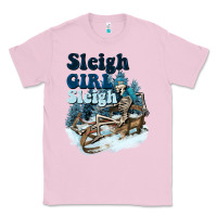Bubblegum Pink sleigh girl sleigh skeleton Classic Tee - NancyCooperArtShop