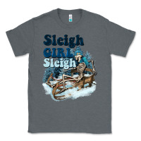 Charcoal Heather sleigh girl sleigh skeleton Classic Tee - NancyCooperArtShop