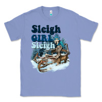 Colony Blue sleigh girl sleigh skeleton Classic Tee - NancyCooperArtShop