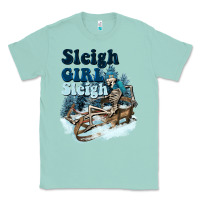 Seafoam sleigh girl sleigh skeleton Classic Tee - NancyCooperArtShop