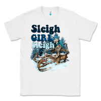 White sleigh girl sleigh skeleton Classic Tee - NancyCooperArtShop