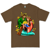 Cacao oh holy night  with cross ado Premium Tee - AdoDesignShop