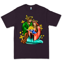 Plum oh holy night  with cross ado Premium Tee - AdoDesignShop