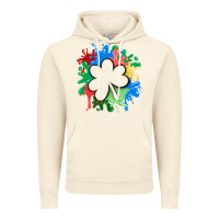 Vintage Artic st patricks day shamrock autism Vintage Hoodie - MaliasSmallBusiness