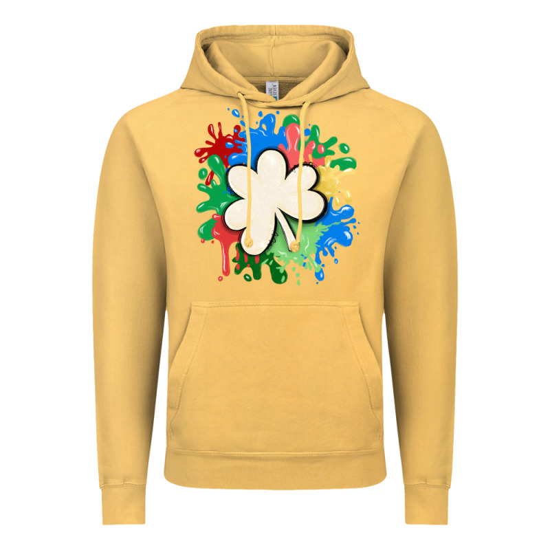 St Patricks Day Shamrock Autism Vintage Hoodie by MaliasSmallBusiness | Teevron