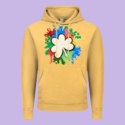 St Patricks Day Shamrock Autism Vintage Hoodie Designed By Maliassmallbusiness