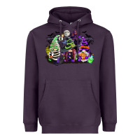 Plum halloween gnome Heavyweight Hoodie - CowGirlArtShop