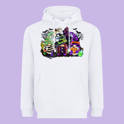 Halloween Gnome Heavyweight Hoodie Designed By Cowgirlartshop