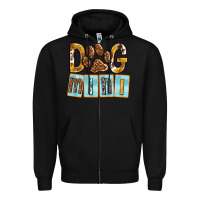 Black Dog Mini with Paw Zipper Hoodie - texasbilliewilder