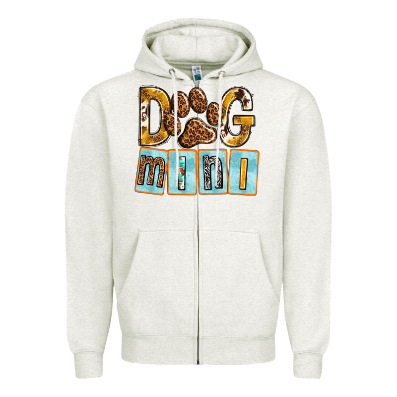 Dog Mini With Paw Zipper Hoodie by texasbilliewilder | Teevron