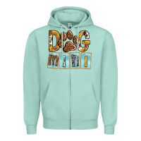 Seafoam Dog Mini with Paw Zipper Hoodie - texasbilliewilder