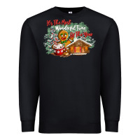 Black its the wonderful time of the year Premium Sweatshirt - CowGirlArtShop