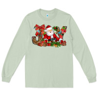Matcha joy christmas with santa bbs Long Sleeve Tee - BundleAndBundleShop