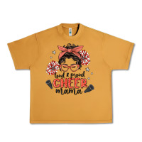Peanut Butter loud&proud mama messy bun Urban Heavy Tee - MaliasSmallBusiness