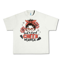 Pistachio loud&proud mama messy bun Urban Heavy Tee - MaliasSmallBusiness